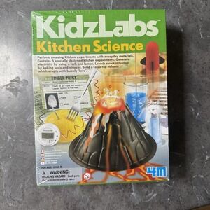 KidzLabs Kitchen Science Lab Kit Contains 6 Kids Experiments Ages 8+ New Sealed